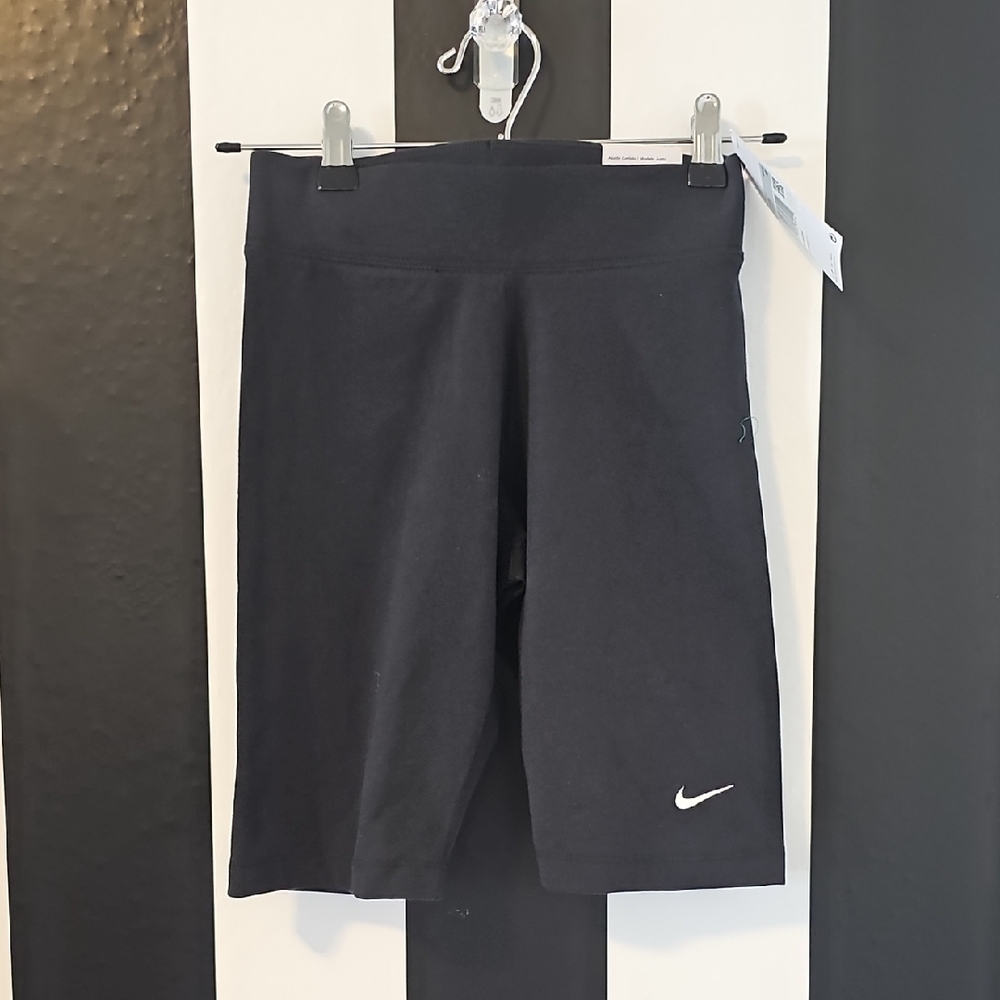 Nike Black Shorts with White Logo